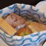 ブレッド&タパス 沢村 - パンの盛り合わせ