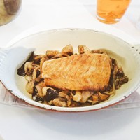 Benoit Alain Ducasse - マダイのソテー　フランス産きのこ　マトロートソース