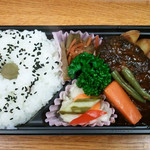 Tsubame Guriru Deri - ハンバーグステーキ弁当（970円）