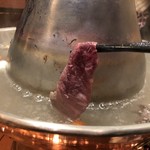 福満苑 鼓楼 - 肉をしゃぶしゃぶ