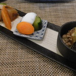 Sousaku Dainingu Wabisuke - お惣菜二品と香の物