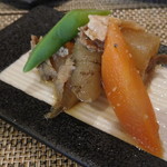 Sousaku Dainingu Wabisuke - 根菜類と豚肉の炊き合わせ
