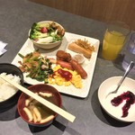 Karaksa Hotel - 181113火　北海道　からくさホテル札幌　朝食の例