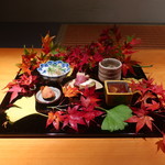 日本料理 幸庵 - 八寸取り分け後