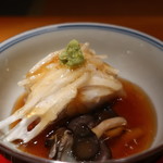 日本料理 幸庵 - 鱈の蕪蒸しアップ