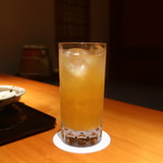 日本料理 幸庵 - マンゴー梅酒ソーダ割