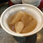 歩 - 歩　最初に出してくれる大根の煮物