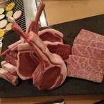 Chez Sugino - 4,000円コースの肉3種