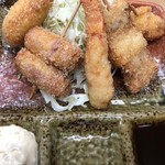 わたべ亭 - 定番の串揚げ