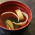 大観亭支店 - 肝吸いのアップ