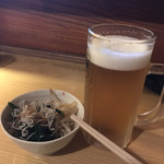 豆の木 - つけだしと生ビール