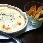 SAku - ランチコースのメイン
                        牡蠣のグラタン