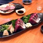 魚市場 小松 - カツオの刺身