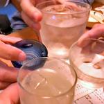 魚市場 小松 - 乾杯～♪