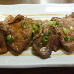 なかとら食堂 - 牛レバ味噌焼き