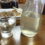 なかとら食堂 - 日本酒（かのいずみ純米酒）