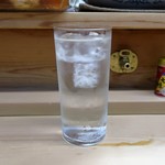 家庭料理 小川 - 芋水割り