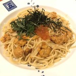 Goemon - ウニとイクラの醤油パスタ