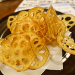 きぐら茶屋 - レンコンチップ