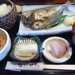 魚めし 竹亭 - 焼魚定食１，０００円（税込）