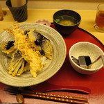 天ぷら やす田 - メニューにはない茄子天丼