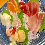 Sushi Izakaya Ya Taizushi Imojimachou - 刺身7点盛り