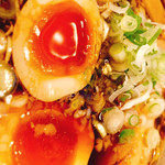 一力亭 - トッピング煮卵