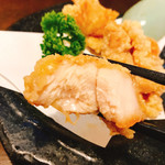 一力亭 - 唐揚げセット 980円 トッピング煮卵100円