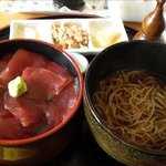 Maguroshougun - まぐろ丼蕎麦セット