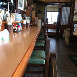 百鳳苑 - 店内カウンター席