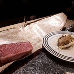 GINZA JOTAKI - 熟成させたA5松阪牛、アルバの白トリュフ