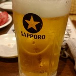 Nagoya Meibutsu Miso Tonchanya Ichinomiya Horumon - 生ビール