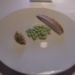 Restaurant Satoshi.F - ノドグロ、枝豆、茸。