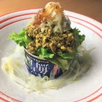 青花魚罐咖喱風味沙拉