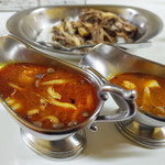 きのこの叫び！チーズ入り(1500円)+スープ大盛り(100円) 薬膳スープ