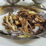 きのこの叫び！チーズ入り(1500円)のごはん