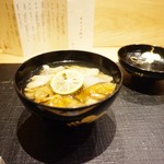 おにく 花柳 - 2018年11月利用。和牛肉饂飩