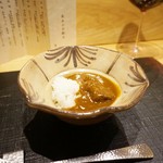 おにく 花柳 - 2018年11月利用。和牛ひと口カレー