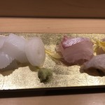 旬菜 おぐら家 - あおりいか・鯛