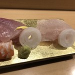 旬菜 おぐら家 - 足赤海老・かんぱち・かわはぎ