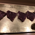 旬菜 おぐら家 - 馬肉燻製