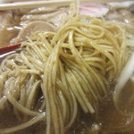 麺や 紡 - 麺や紡　淡成チャーシュー麺　麺アップ