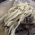 原ラーメン店 - 麺は細いです