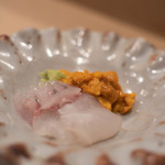 うを徳 - 蝦夷地利尻（えぞぢりしり）の牙鮃（ひらめ）に蝦夷地昆布森（えぞちこんぶもり）の海膽（うに）