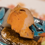 うを徳 - 炊合（たきあはせ）の類（たぐひ）、蝦夷地余市（えぞちよいち）の鮟鱇肝（あんかうきも）