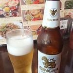 Asian Dining LUMBINI - タイのビール  シンハー。