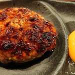 酉や 喜兵衛 - 特製月見つくね。最高です(´- `*)