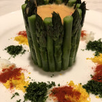 北島亭 - ずわいがにとアスパラ