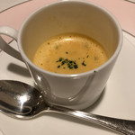 北島亭 - あかざエビのビスク風スープ