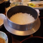 としまや 月浜の湯 - 朝食のご飯（1人分）